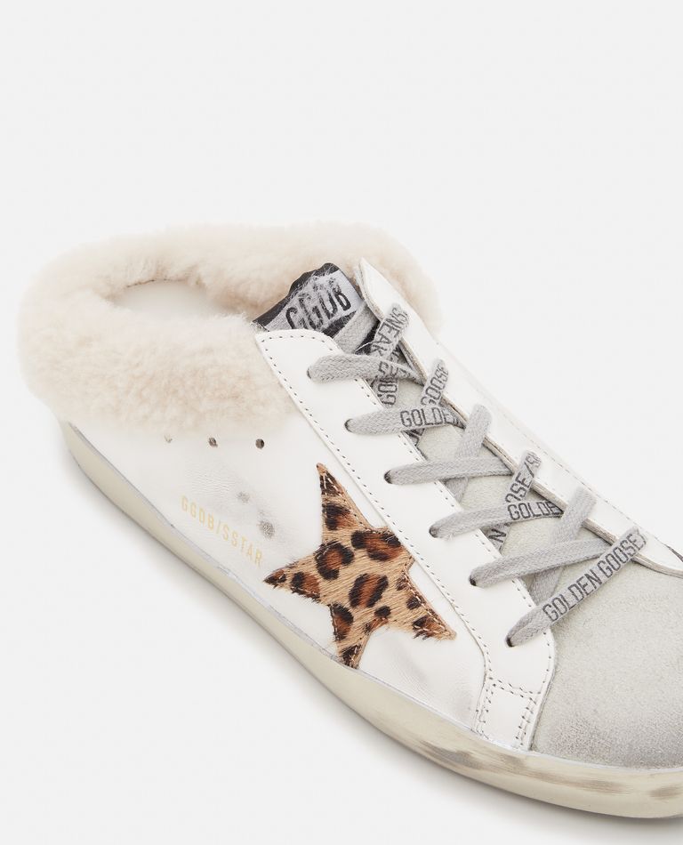 GOLDEN GOOSE SUPERSTAR LEATHER SABOT