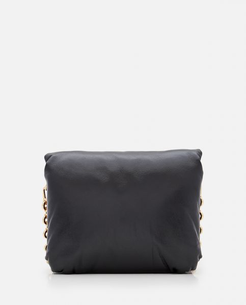 Loewe - Goya Black Leather Chain Puffer Bag