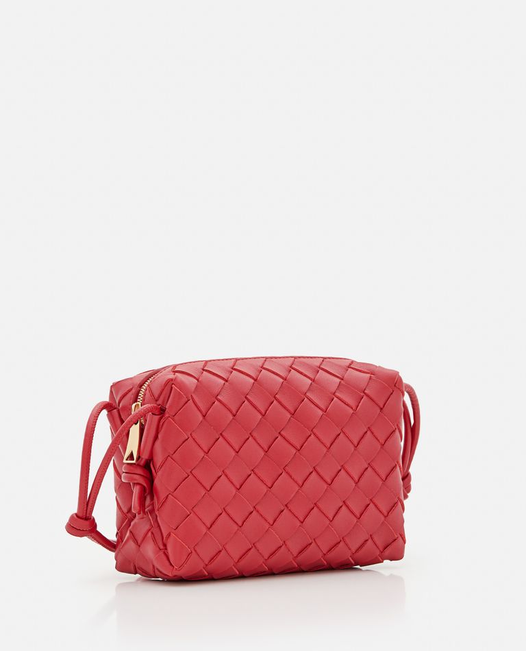 Bottega Veneta  ,  Mini Loop Leather Shoulder Bag  ,  Red TU