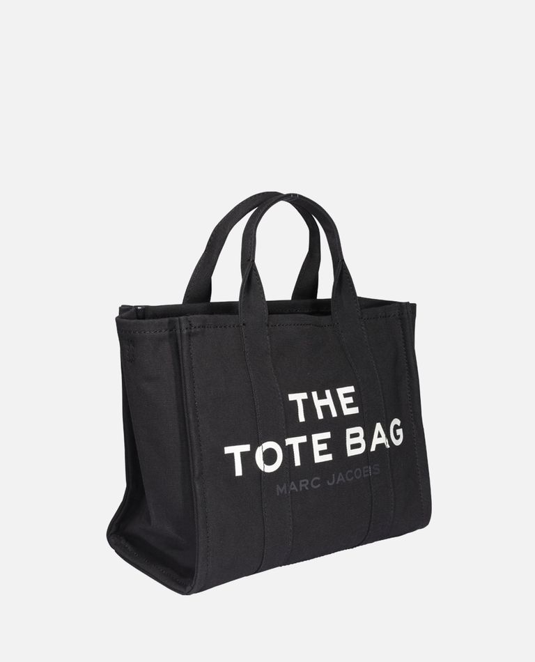 Shop Marc Jacobs The Medium Canvas Tote Bag In Black