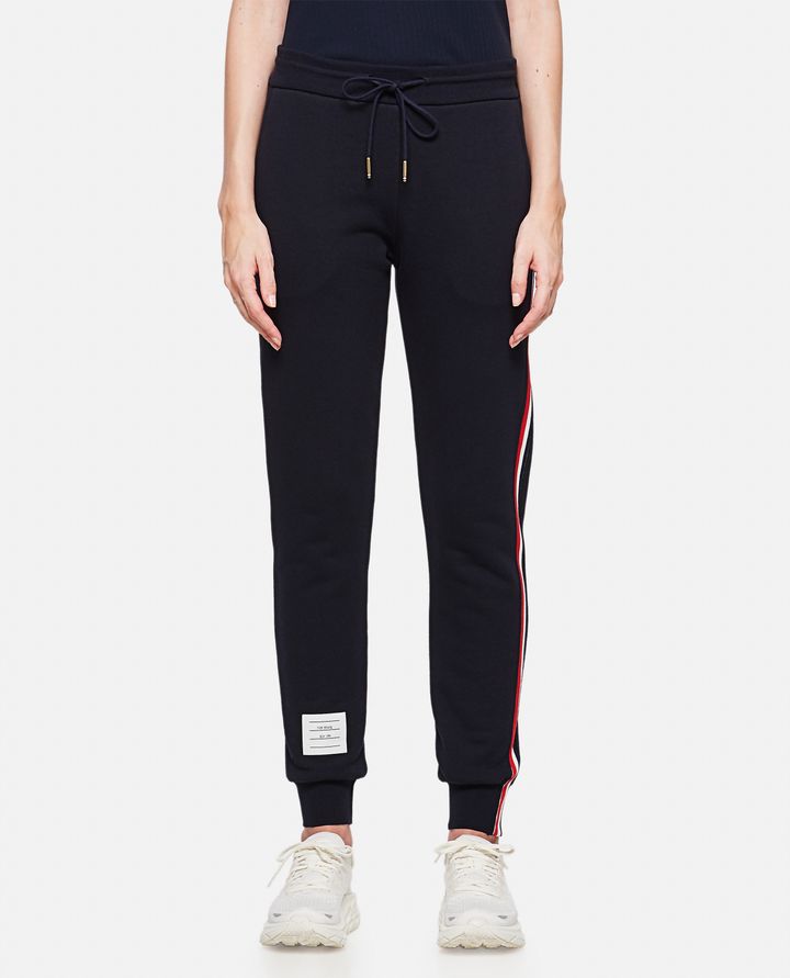 Thom Browne - COTTON JERSEY TROUSERS_1