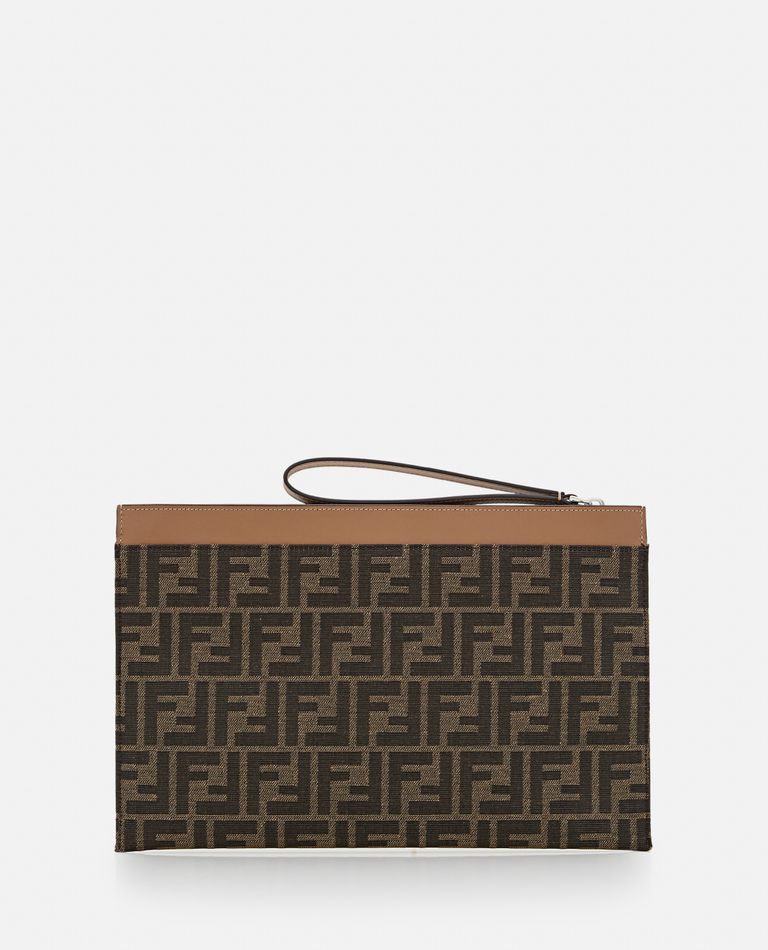 Fendi flat pouch discount large