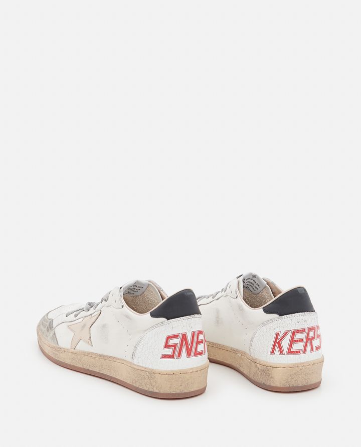 Golden Goose - BALL STAR NAPPA LEATHER SNEAKERS_3