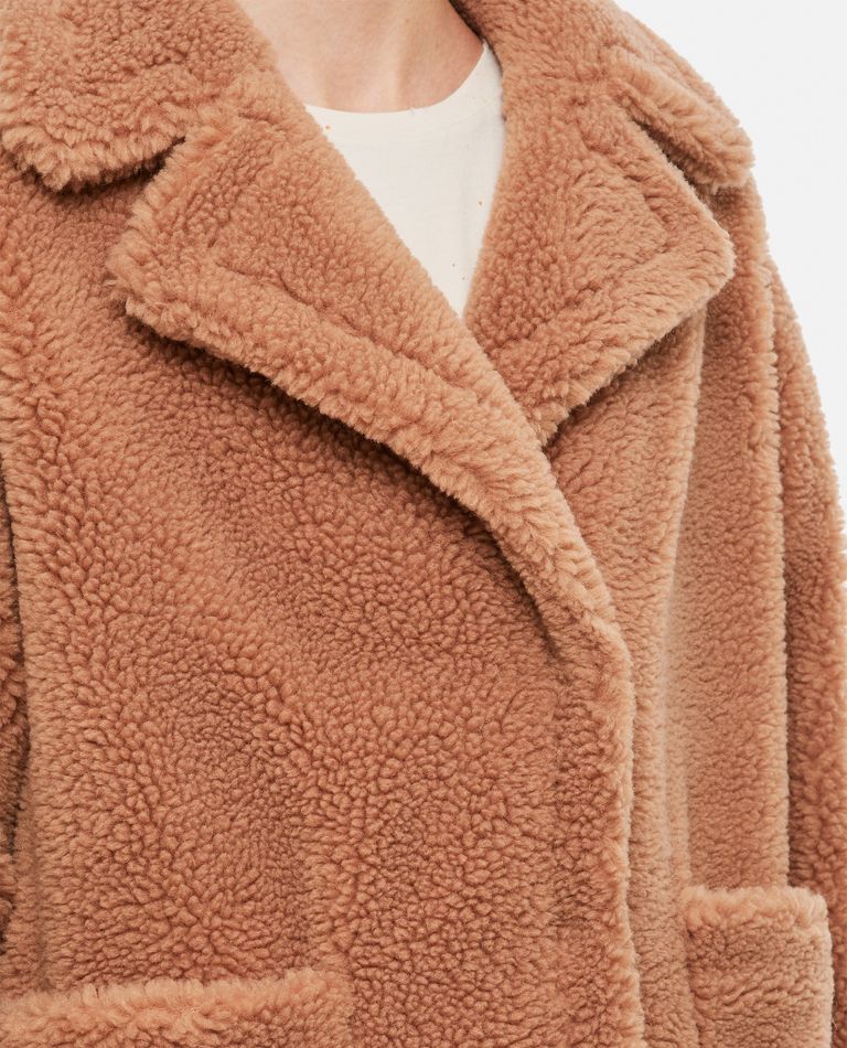 Shop Stand Studio Marina Faux Fur Jacket In Brown