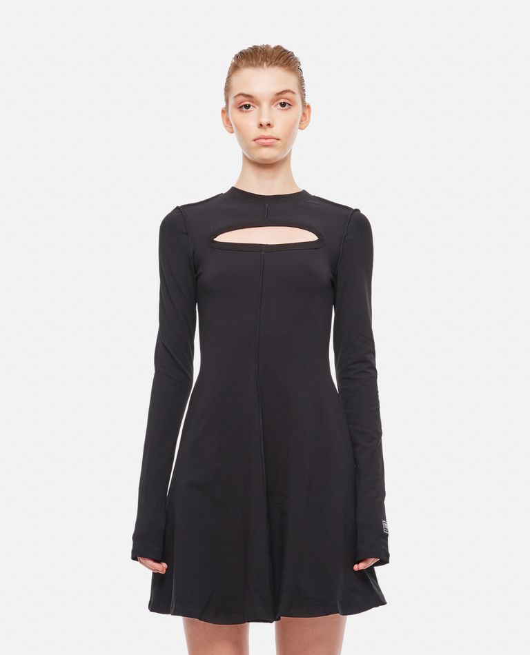 Versace Jeans Couture  ,  Stretch Cotton Mini Dress  ,  Black 40