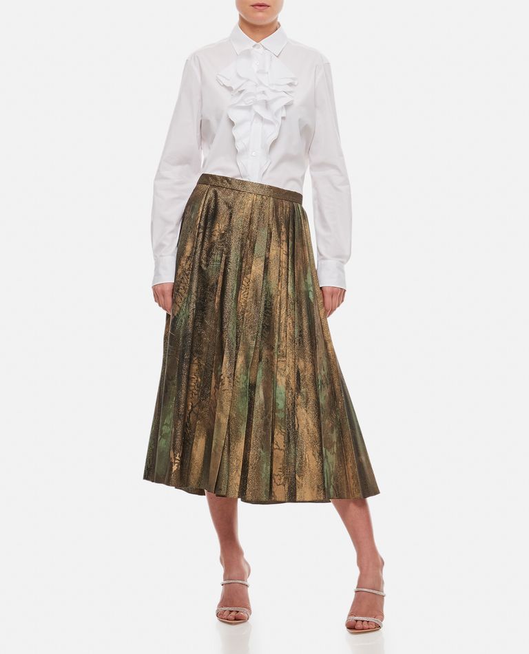 Ralph Lauren Collection  ,  Keara Long Sleeves Cotton Shirt  ,  White 4