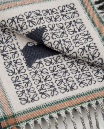 Loewe - 30X180 WOOL CASHMERE LOVE SCARF