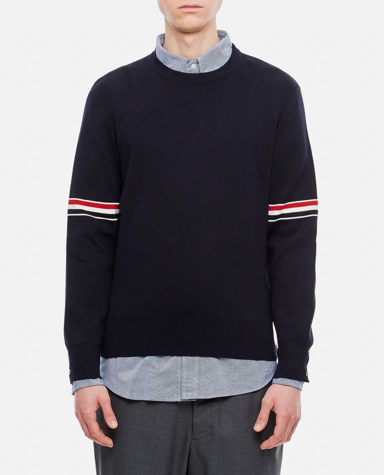 Thom browne sales crewneck