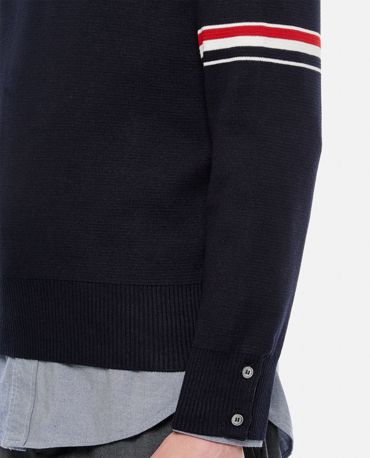 Thom Browne - MILANO STITCH CREWNECK PULLOVER_10