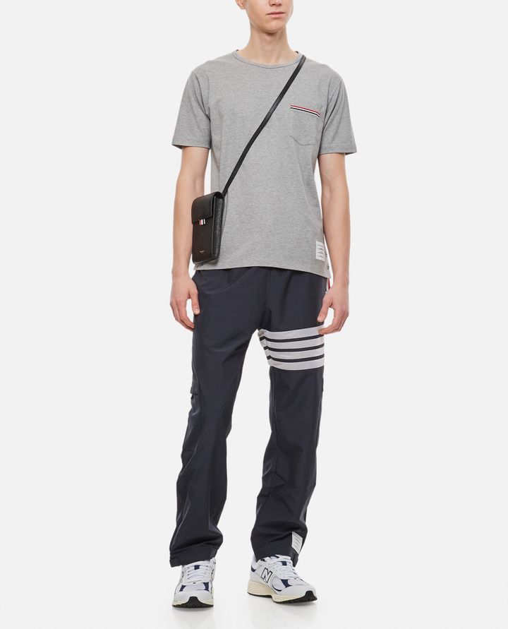 Thom Browne - T-SHIRT IN COTONE RWB POCKET_3