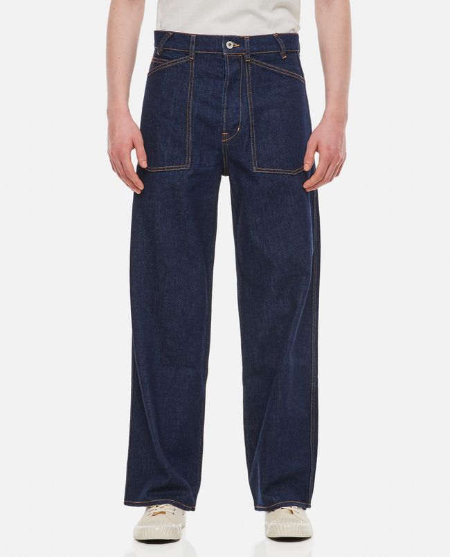 Rinse Sailor Jeans in Blue - Kenzo