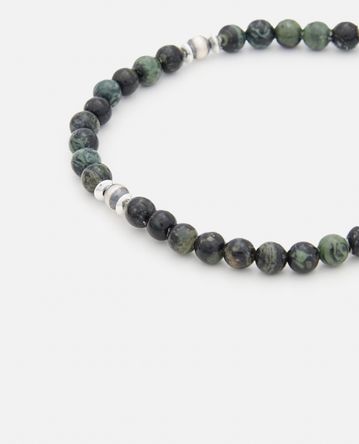 Mikia - SILVER AND KAMBABA JASPER BRACELET