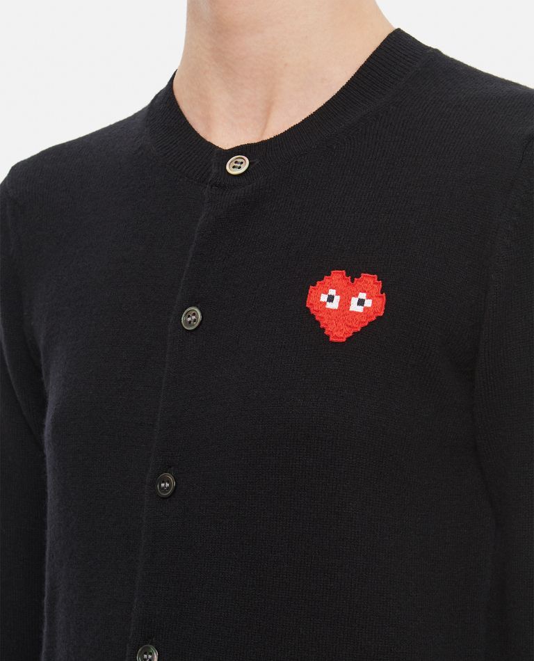 PLAY X INVADER CARDIGAN for Women - Comme Des Garçons Play | Biffi