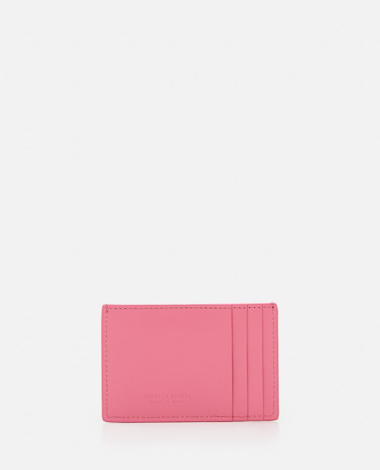 Bottega Veneta  ,  Leather Card-holder  ,  Rosa TU