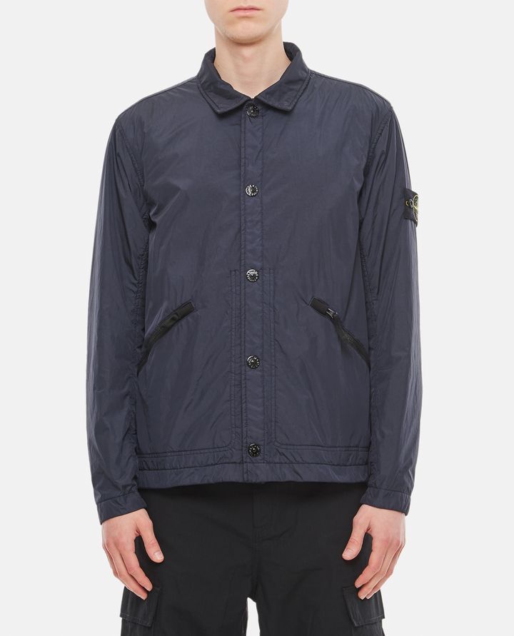 Stone Island - SHIRT WITH SNAP BUTTONS, DOUBLE ZIPPERED SIDE POCKET_1