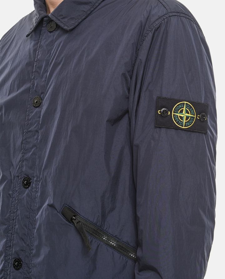 Stone Island - SHIRT WITH SNAP BUTTONS, DOUBLE ZIPPERED SIDE POCKET_4