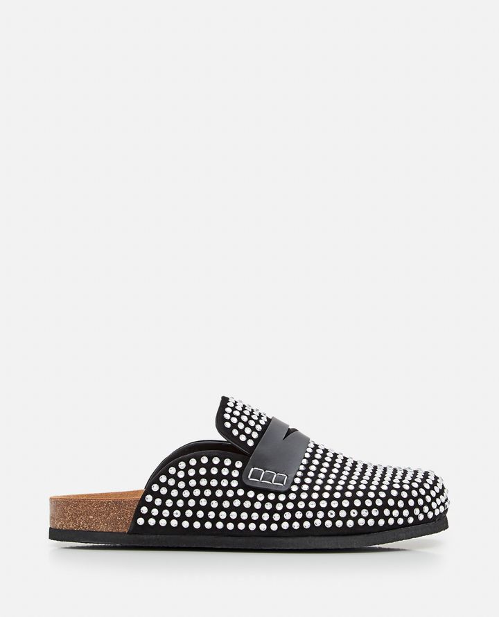 JW Anderson - LEATHER STRASS LOAFERS_1