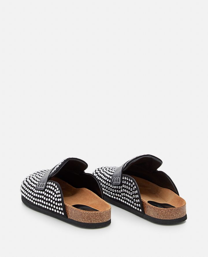 JW Anderson - LEATHER STRASS LOAFERS_3