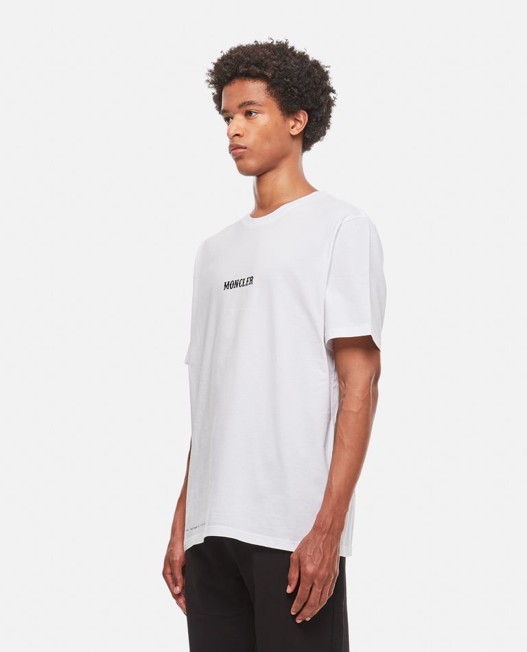 Moncler Genius Circus Cotton Jersey T-shirt In White