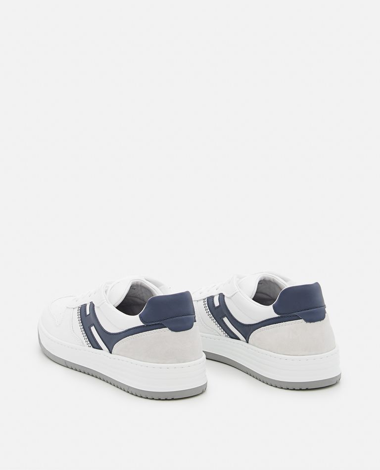 Hogan H630 Logo-patch Low-top Sneakers In White