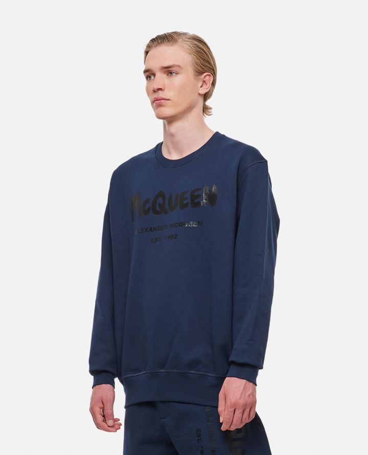 Alexander McQueen - COTTON 'GRAFFITI' SWEATSHIRT_2