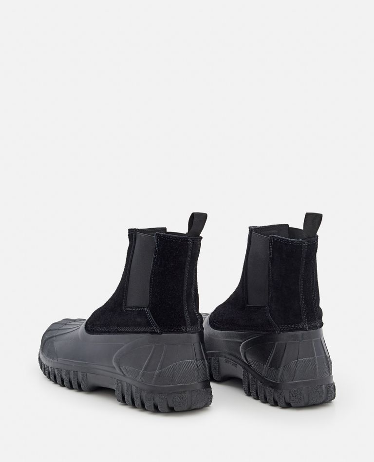 Diemme Suede And Rubber Boots In Black