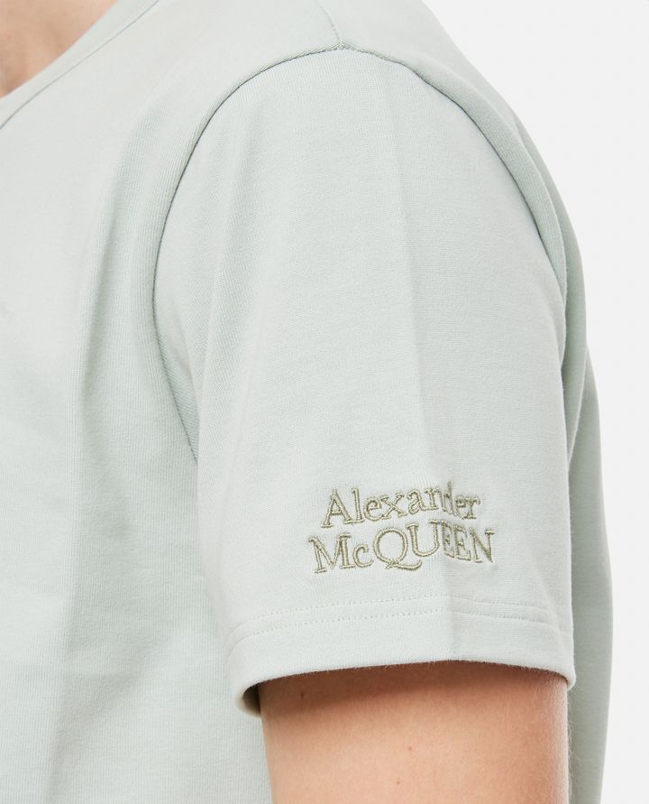 Alexander McQueen - T-SHIRT IN COTONE_4