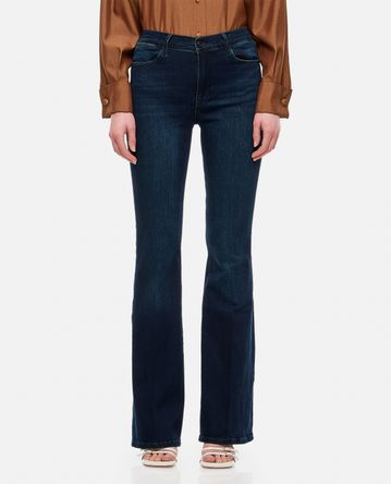 Frame - LE HIGH FLARE COTTON JEANS