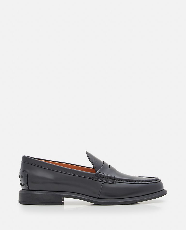 Tod's  ,  Classic Leather Loafers  ,  Nero 37,5