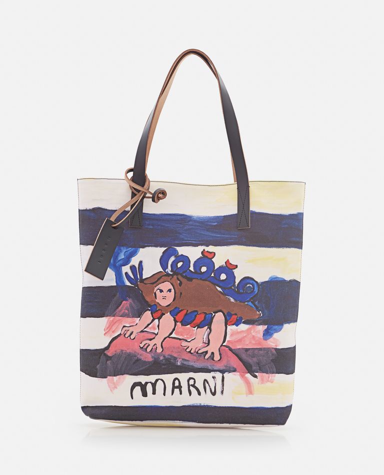 Marni shop canvas tote