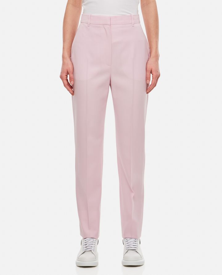 Alexander McQueen - WOOL CIGARETTE TROUSERS_1