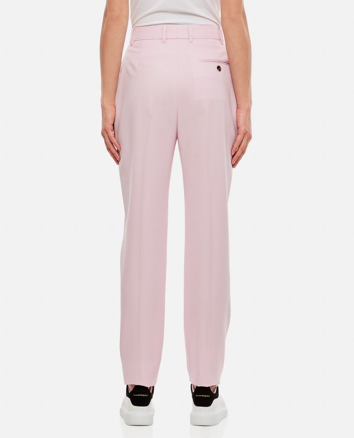 Alexander McQueen - WOOL CIGARETTE TROUSERS_3