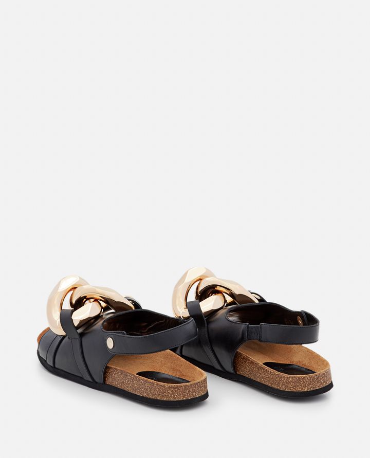 JW Anderson - CHAIN FLAT LEATHER SANDAL_3
