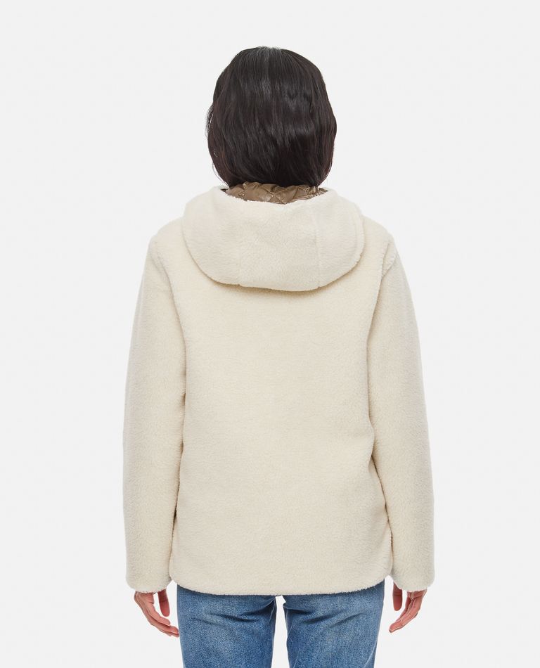 SHORT SHEARLING PARKA