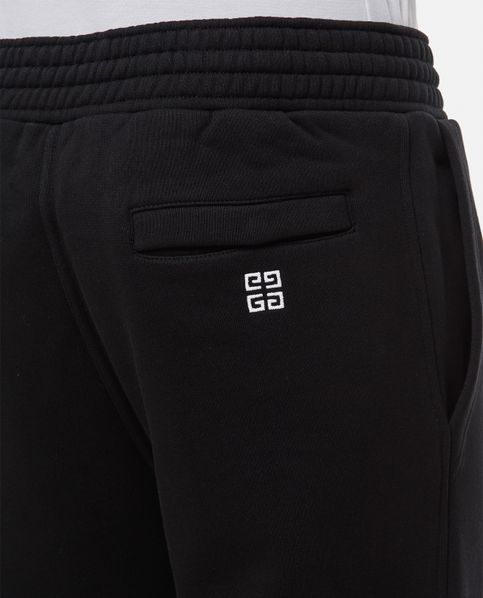 Men's Slim-fit jogger pants in embroidered fleece, GIVENCHY