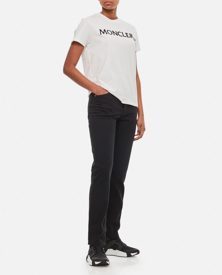 新品MONCLER ロゴコットンシャツ