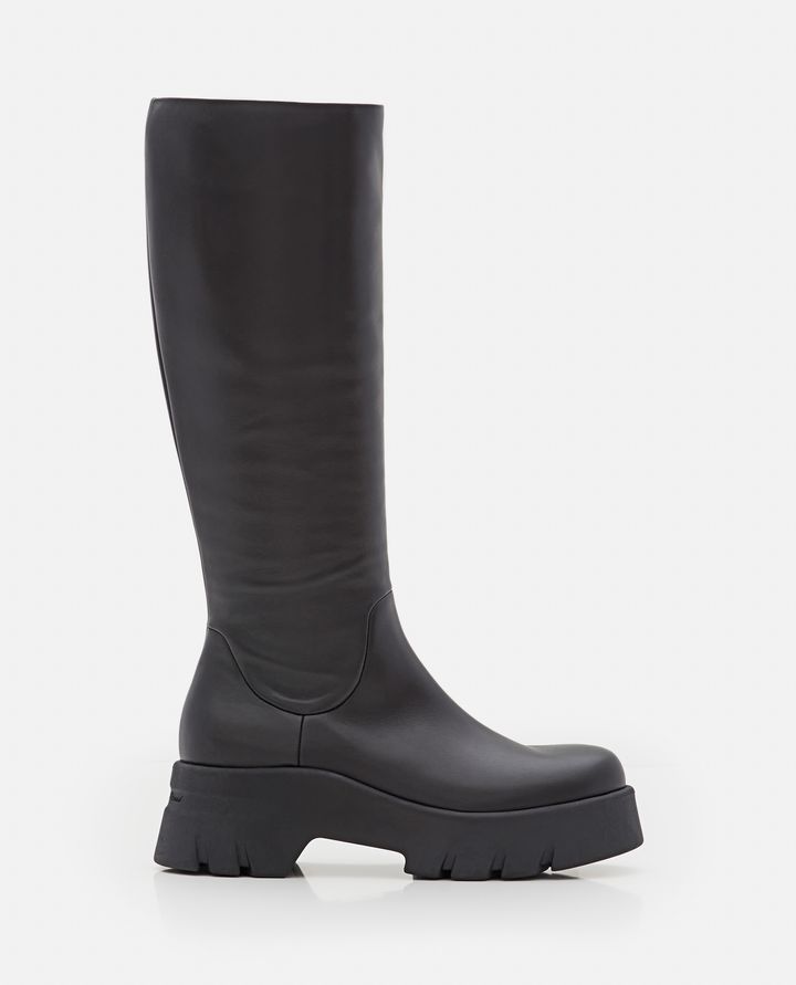 Gianvito Rossi - KNEE-HIGH LEATHER BOOTS_1