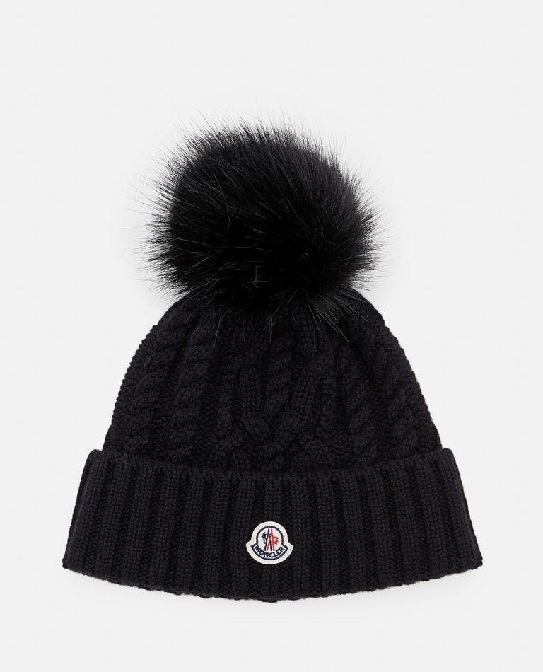 Moncler  ,  Cashmere Blend Hat  ,  Black TU