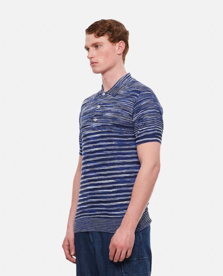 COTTON MULTICOLOURED POLO SHIRT for Men - Missoni sale | Biffi