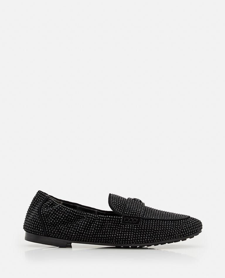 Tory burch black on sale loafers