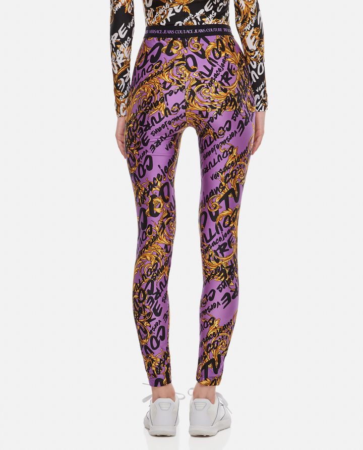 Versace Jeans Couture - LEGGINGS CON STAMPA IN LYCRA_3