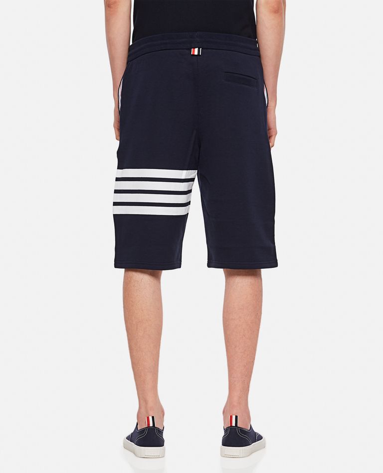 Shop Thom Browne Classic Sweat Shorts In Blue