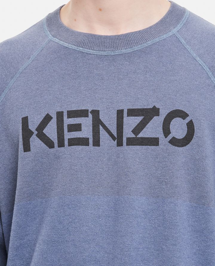 Kenzo - KENZO LOGO GARMENT DYE JUMPER_4