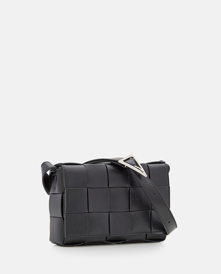 Bottega Veneta Cassette Camera Bag In Black