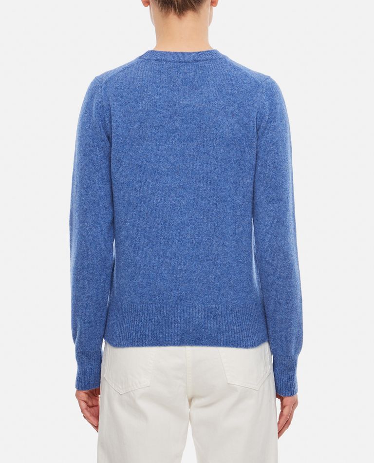 Shop Molly Goddard Simone Cashmere Blend Sweater In Sky Blue