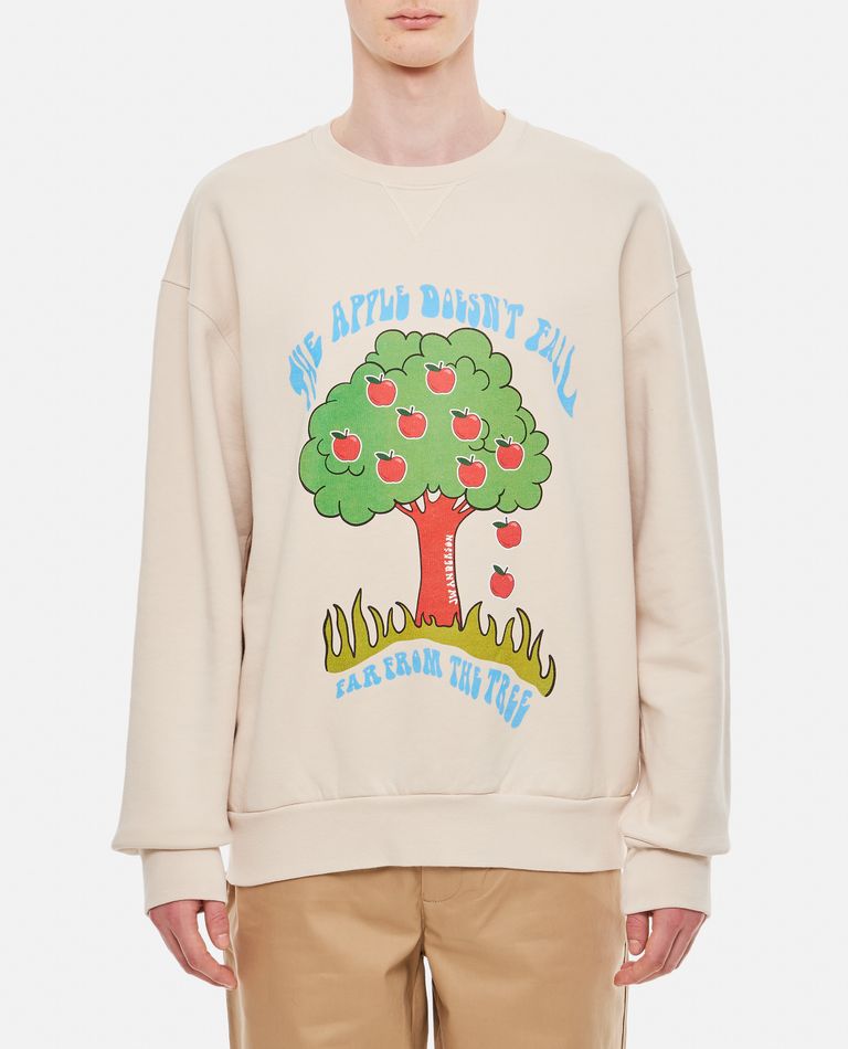 JW Anderson  ,  Apple Tree Sweatshirt  ,  White S
