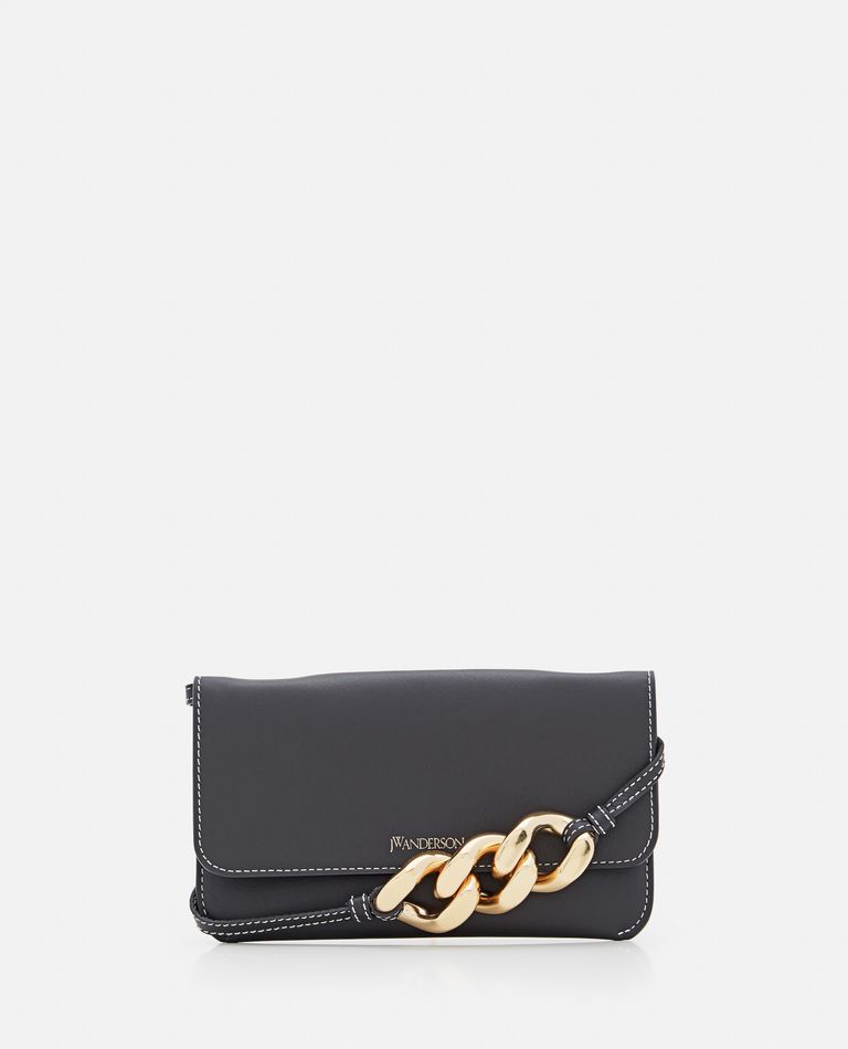 JW Anderson  ,  Nappa Leather Telephone Pouch  ,  Black TU
