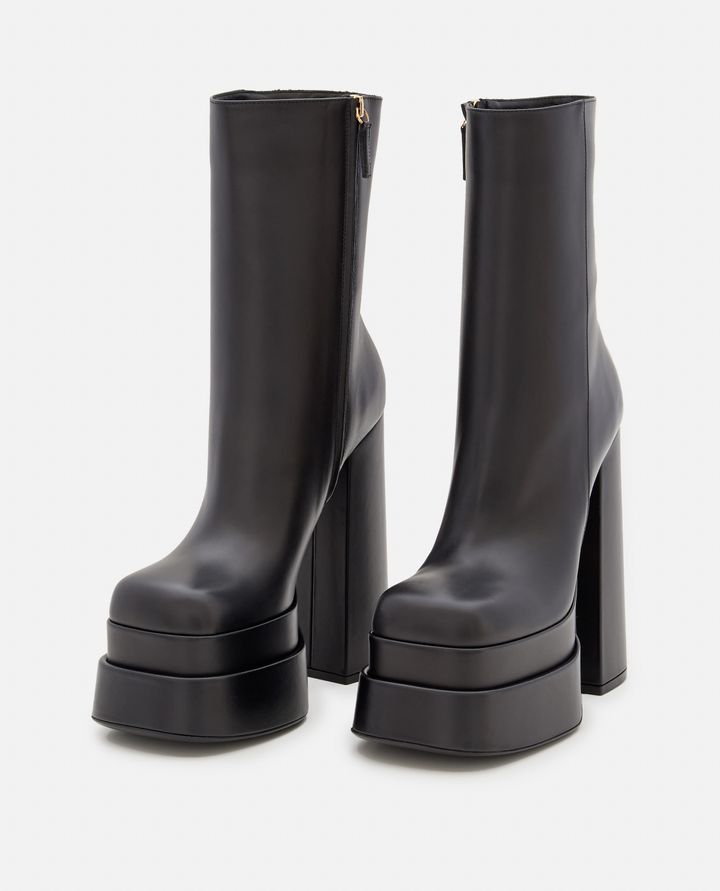 Versace - LEATHER ANKLE BOOTS_2