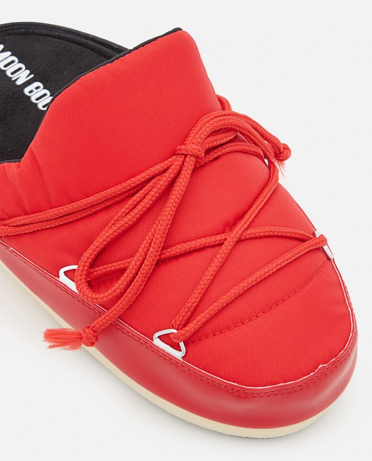 Moon Boot Sabot With Laces In Red