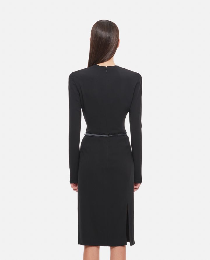 Versace - ABITO MIDI IN VISCOSA SABLE_3